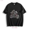 Purple Phantom Racer T Shirt Mysterious Biker Art Vintage Washed Stylish Versatile Top For Everyday Wear Casual Stretched