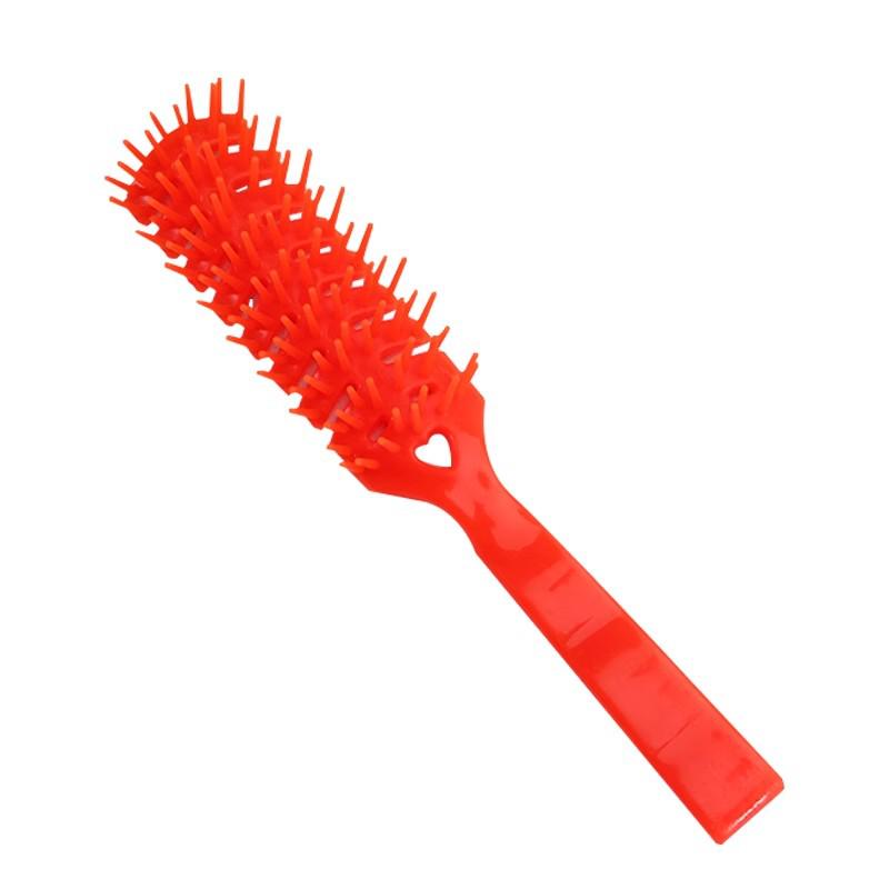 Retro Multi-Tooth Plastic Comb for Styling & Scalp Massage