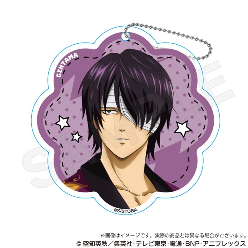 Gintama Trading Acrylic Keychain Battle Ver. 5-Piece Box