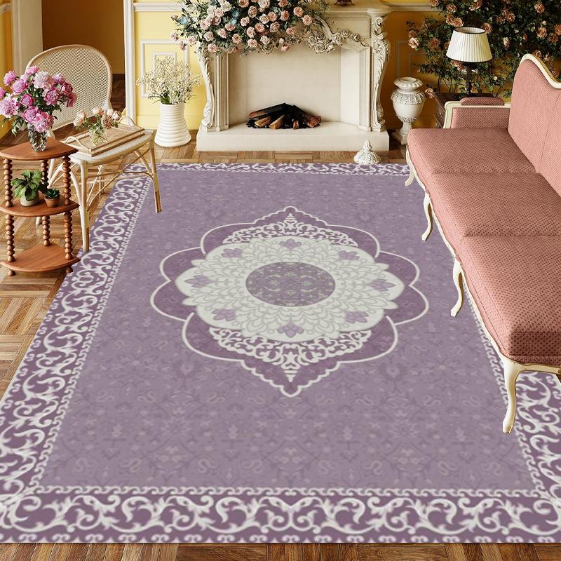 Classic Printed Carpet Modern Light Luxury Living Room Decor Rug Multi-size Non-slip Mat for Study Bedroom Terrace etc Places
