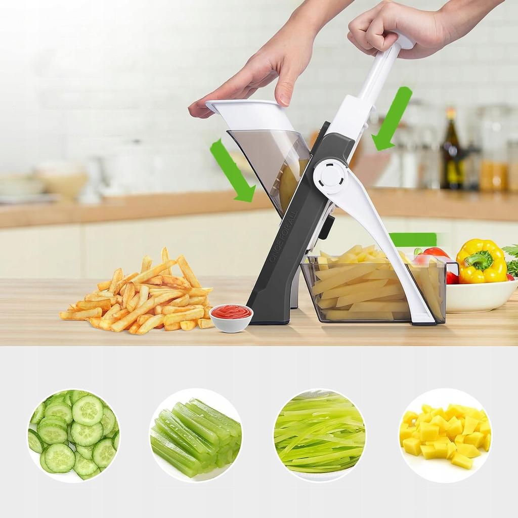 Professional fruit and vegetable slicer French fries slicer adjustable
