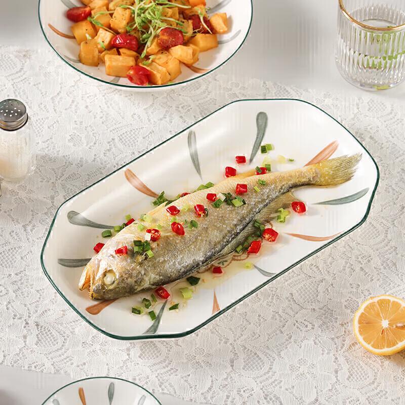 12-inch Ceramic Fish & Serving Plates