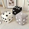 1pc Soft Throw Pillow 1pc Soft Decorative Dice Throw Pillow,  Suitable for Living Room and Bedroom Couch, Home Decor Room Decoration, Removable