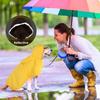 Dog Raincoat Waterproof Soft Breathable Dog Rain Jacket For Small Dog Hooded Dog Rain Coat With Transparent Cap Protect Belly