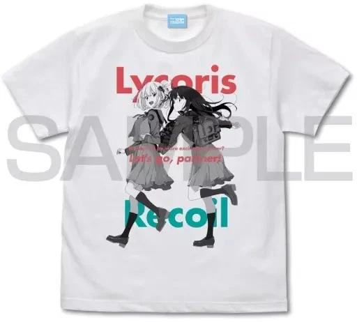 

Cospa Lycoris Recoil Chisato Takina White T T-Shirt L Size Anime Tee 4XL