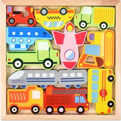 Oz Toy Wooden Balance Picture Matching Domino Puzzle Transportation, Korean Popular Puzzles