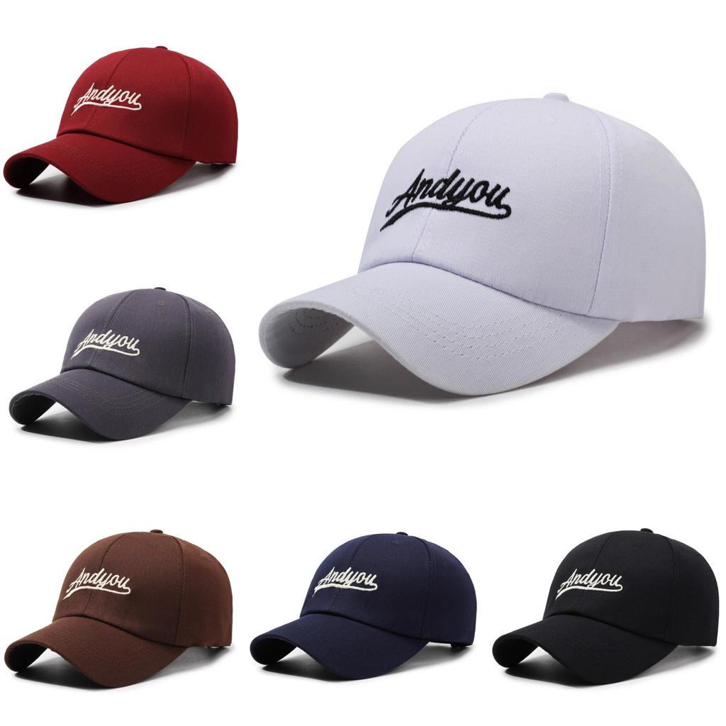 Andyou Embroidery Letter Baseball Cap Adjustable Outdoor Sports Protection Sun