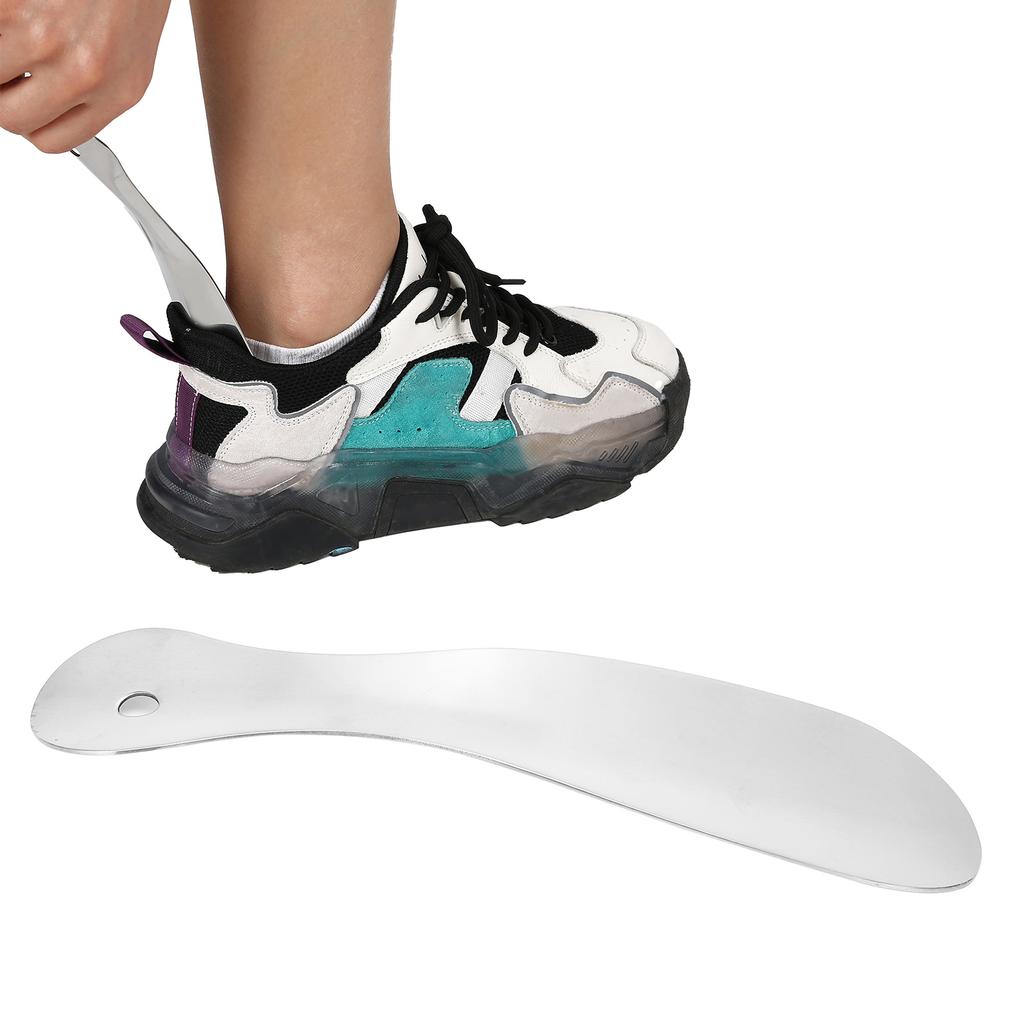 Shoe Horn Stainless Steel Portable Solid Shoe Spoon Tongue Travel Shoe Helper Stick