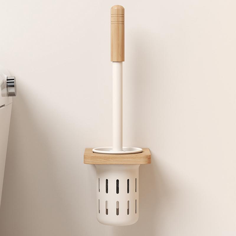 Toilet brush household no dead angle toilet brush set wall mounted toilet storage rack bathroom accessories cleaning
