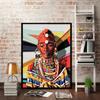 African Woman Home Art Decorative Painting The Living Room Entrance Hallway Decorative Oil Painting Cuadros Decoracion Salon