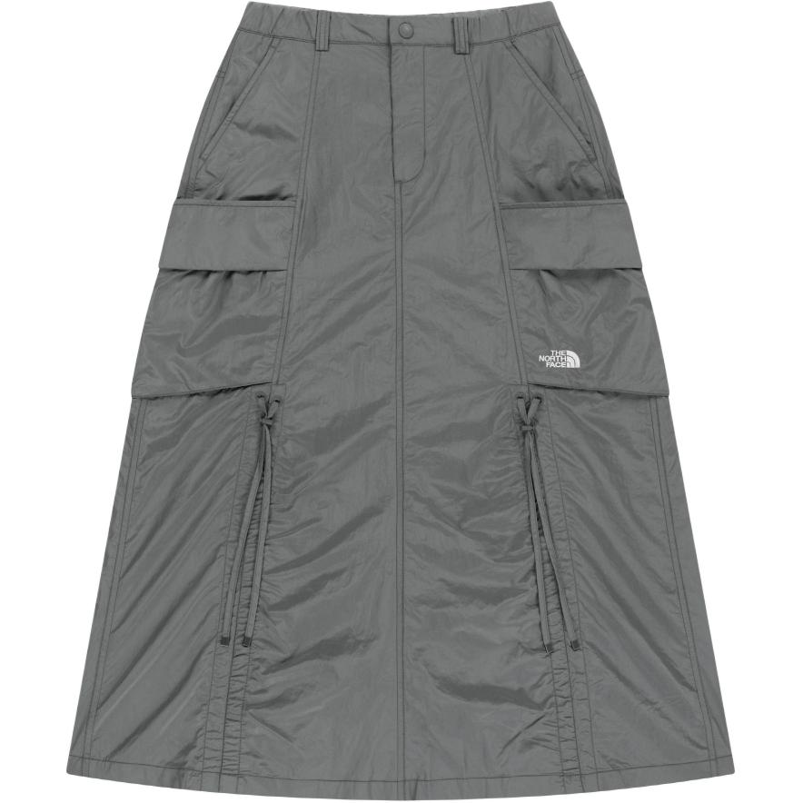 The North Face Sheldon Pocket A-Line Zipper Casual Long Skirt Women skirts NK6NS34K