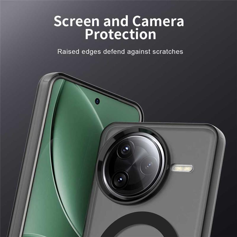 For Redmi K80 Pro Case For Redmi K80 K70 Pro Ultra Cover Translucent Candy Color Matte Magnetic Shockproof Protective Bumper