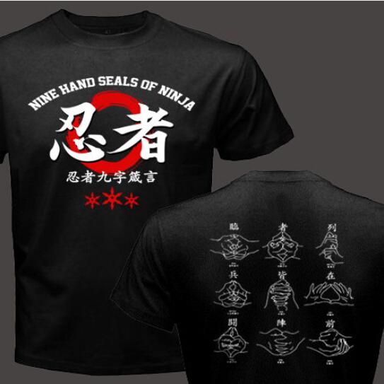 Print Japan Japanese Samurai T Shirt Mens Shotokan Karate Bujinkan Dojo Pro Wrestling Shinobi T-shirt Tops Ninjutsu Kanji Shirts