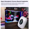 Aquarium Air Oxygen Pump Fish Tank Bubbler Lithium Battery Quiet Operation Durable and Portable Design Automatic Start-up Ideal