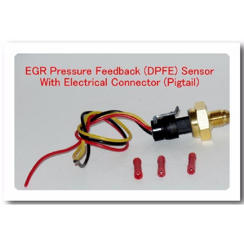 6.0L 2005-2010 Ford Diesel EBP Sensor EGR Exhaust Back Pressure With Connector
