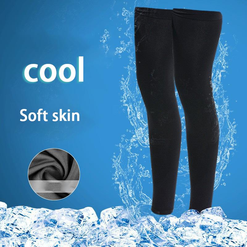 

Велосипедные рукава для ног Защита от УФ-лучей Компрессионные рукава для ног Мужские Женские Уличные Противоскользящие Дышащие Рукава для икр для бега и велоспорта