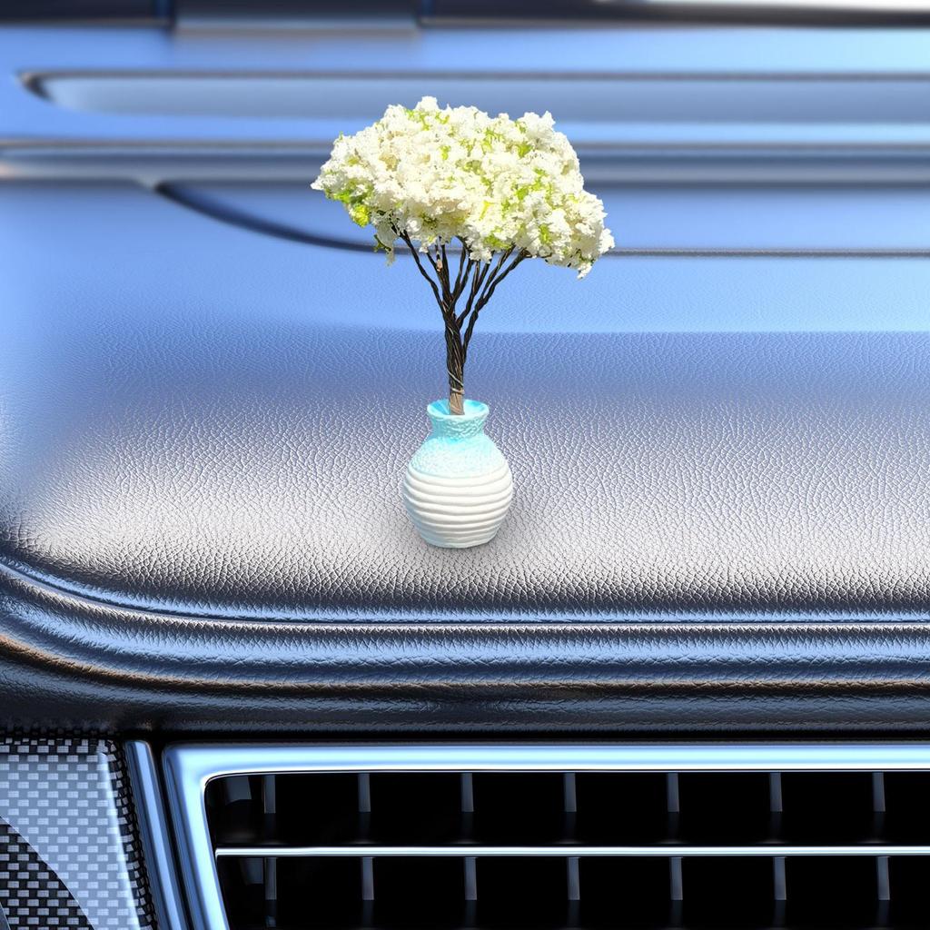 Artificial Bonsai Tree Car Dashboard Decor Model for Window