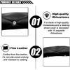Diamond Soft Leather Bling Steering Wheel Cover, Universal Car Steering Wheel Protector with Crystal Rhinestones, 15 Inch Anti-Slip Interior