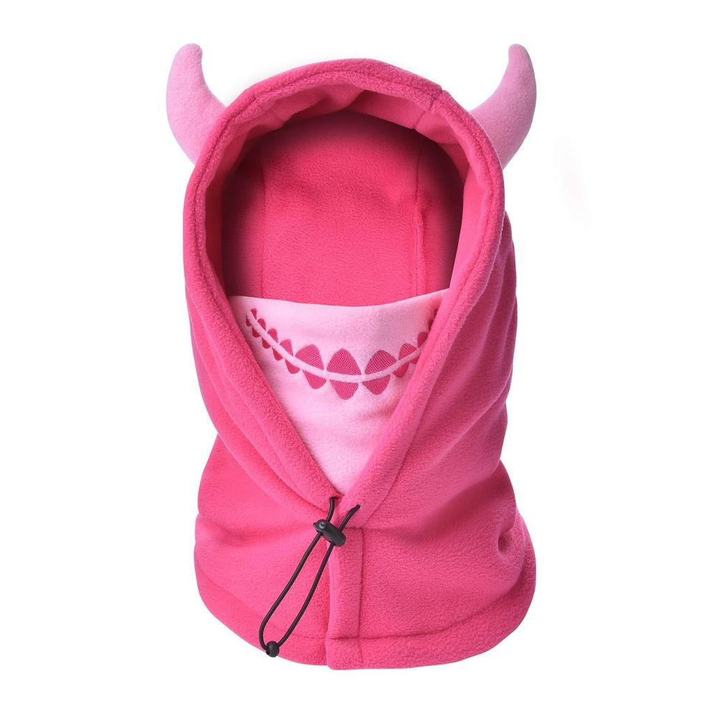 Children's Winter Warm Riding Mask Balaclava Cap Pullover Cap Fleece Snow Cap