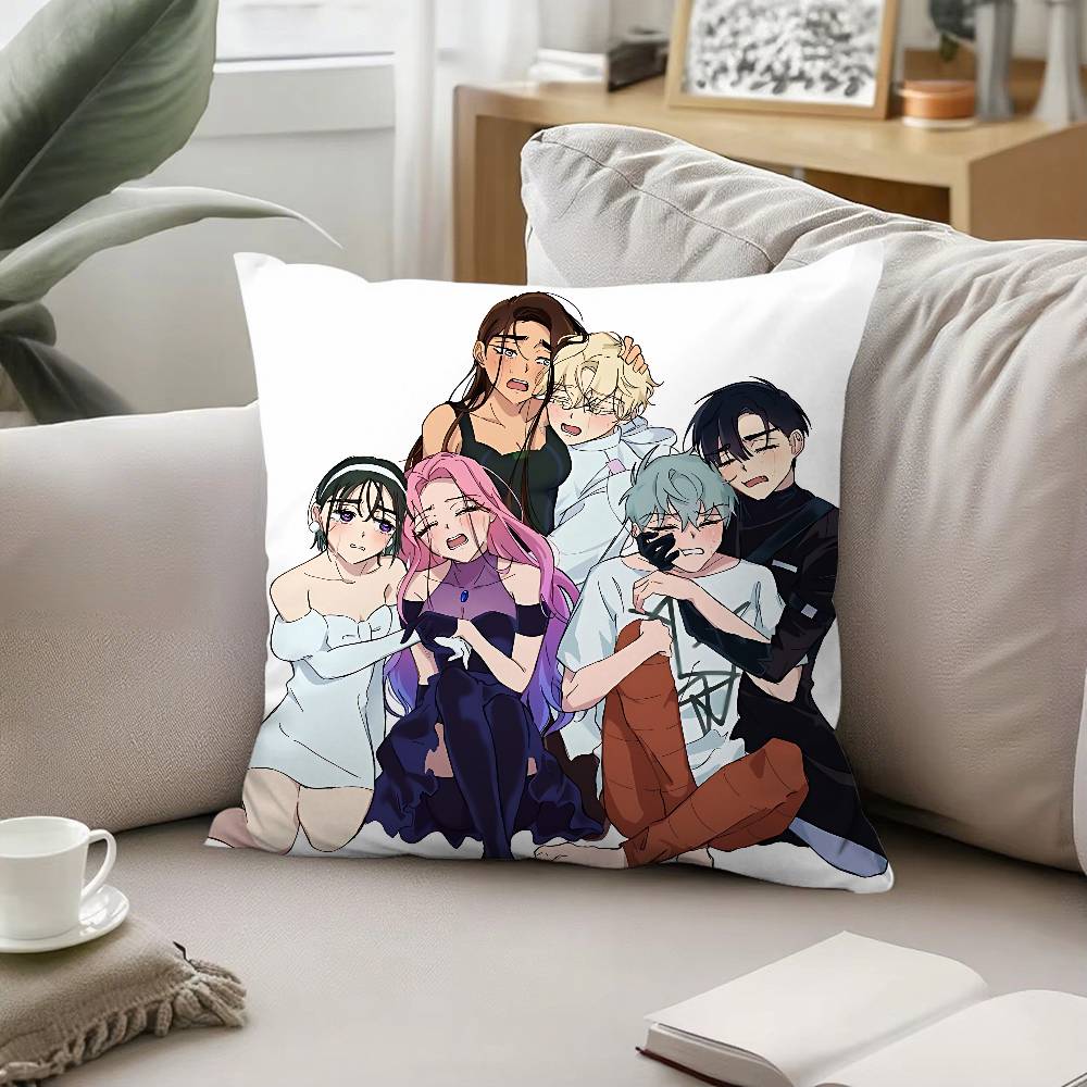 Anime Alien Stage Throw Pillow Covers Pattern Cushion Cover Suitable For Sofa Bedroom Car Pillow Cover
