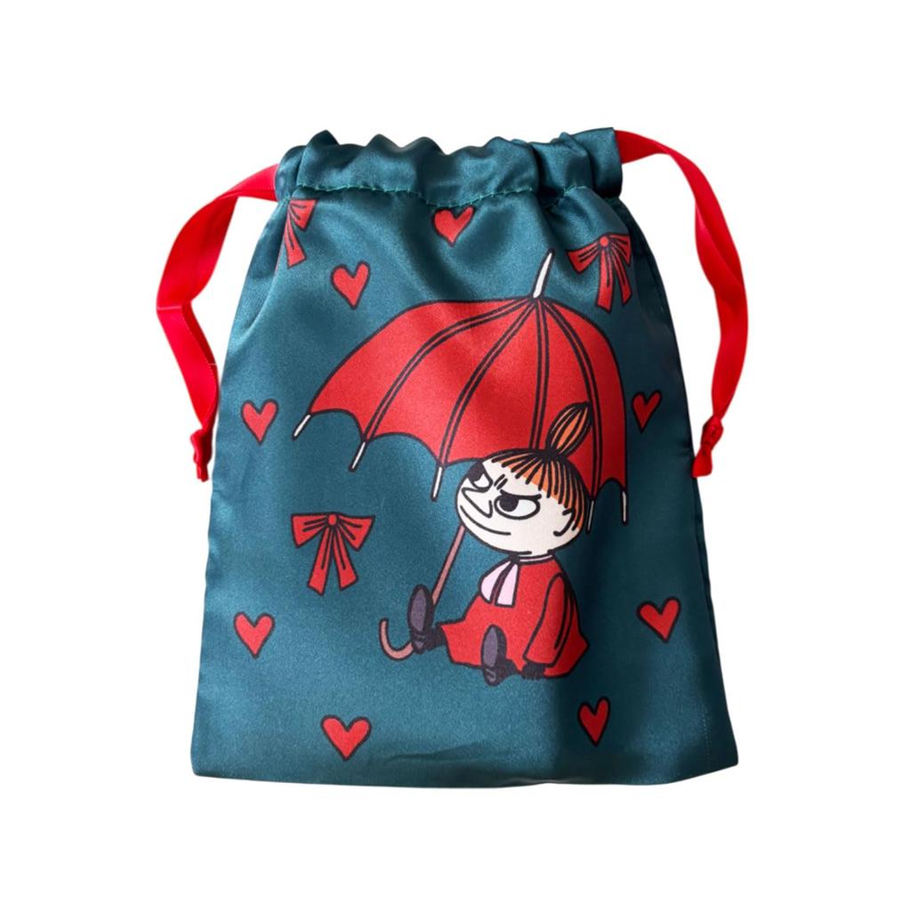 Small Planet Moomin Ribbon Drawstring Bag Little My Ribbon
