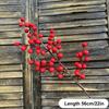 Artificial New Year Red Fruits Branch Christmas Decorations Fake  berries Plastic Plants Home Harvest Festival Christmas Decor