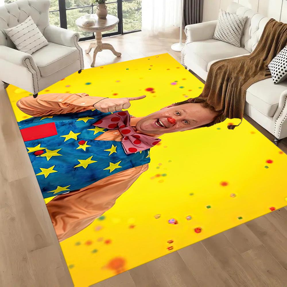 Colorful Birthday Celebration Square rugs are a great choice for living rooms, bedrooms, home décor, and as gifts.