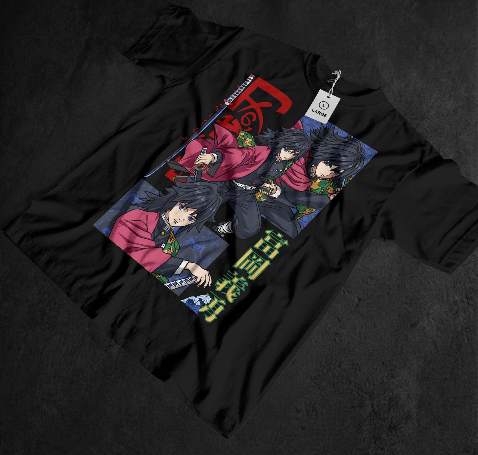 Unisex Anime Streetwear, Japanese Manga Tee, Samurai Graphic Top, Otaku Culture Shirt, Action Series Vibes, Gift for Boyfriend, Anime Wear 140