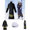 Exquisite One Piece Trafalgar Law Cosplay Costume Set With Cloak Pants And Hat