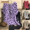 Damesmode Casual Korte Mouw Ronde Hals Blouses & Overhemden