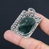 Friendship Day Sale Natural Solar Moss Agate Birthday Pendant Jewelry 925 Silver