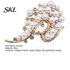 Long-lasting Brooch Pin, 3D Swan Design with Imitation Pearls, Anti-oxidation Anti-Oxidation Electroplated Finish Versatile Accessory for Coats Shirts