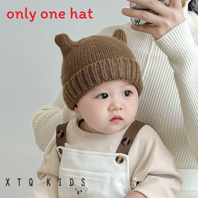 

Baby Knitted Winter Hat For Ages 524 Months With Warmth And Windproof Design кофейный