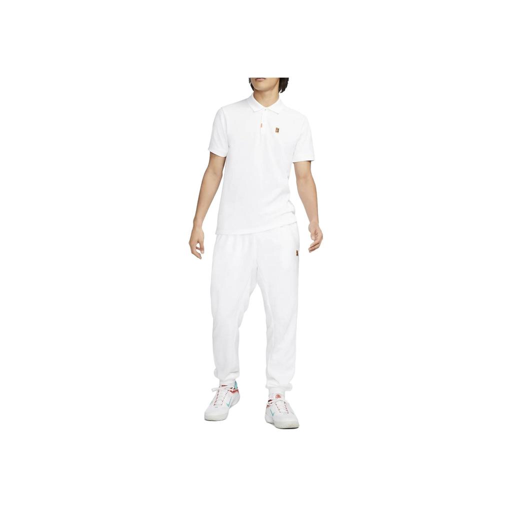 Nike Polo Slim Fit Culoare Solidă Bărbați Topuri Alb DA4380-101