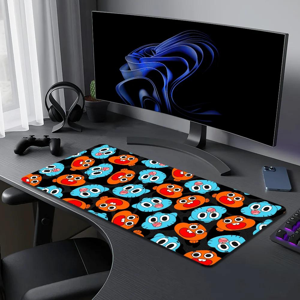 Mousepads Non-slip World Gumball of Lockedge Officetudent Gaming Anime Thickened Large Writing Pad Cushion Mouse Pad