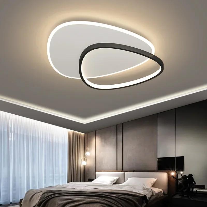 Ultra-thin Led Ceiling Lights Modern Simple Bedroom Lamp Home Art Study Lighting Kitchen Balcony Black/gold Ceiling Lamp Fixture