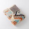 Decke Boho Gestrickt Quaste Überwurfdecke Vintage Wellenmuster Leichte Decke für Sofa Couch Klimaanlage Nickerchen-Decke für Zuhause