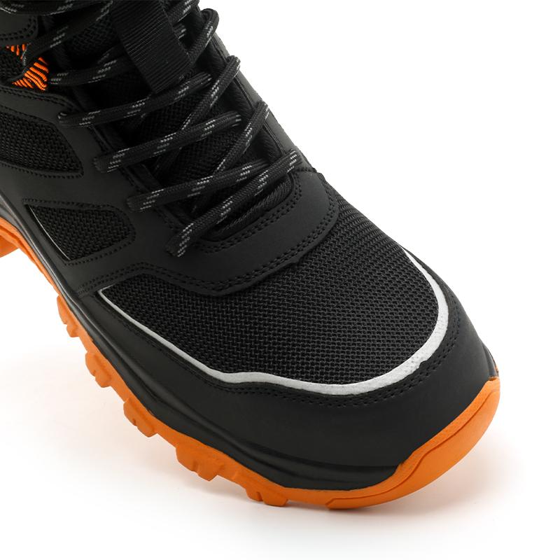 Breathable Men's Safety Shoes Lightweight Steel Toe Work Boots Anti Slip Industrial Wear Resistant Protective Boots- Flash Sale