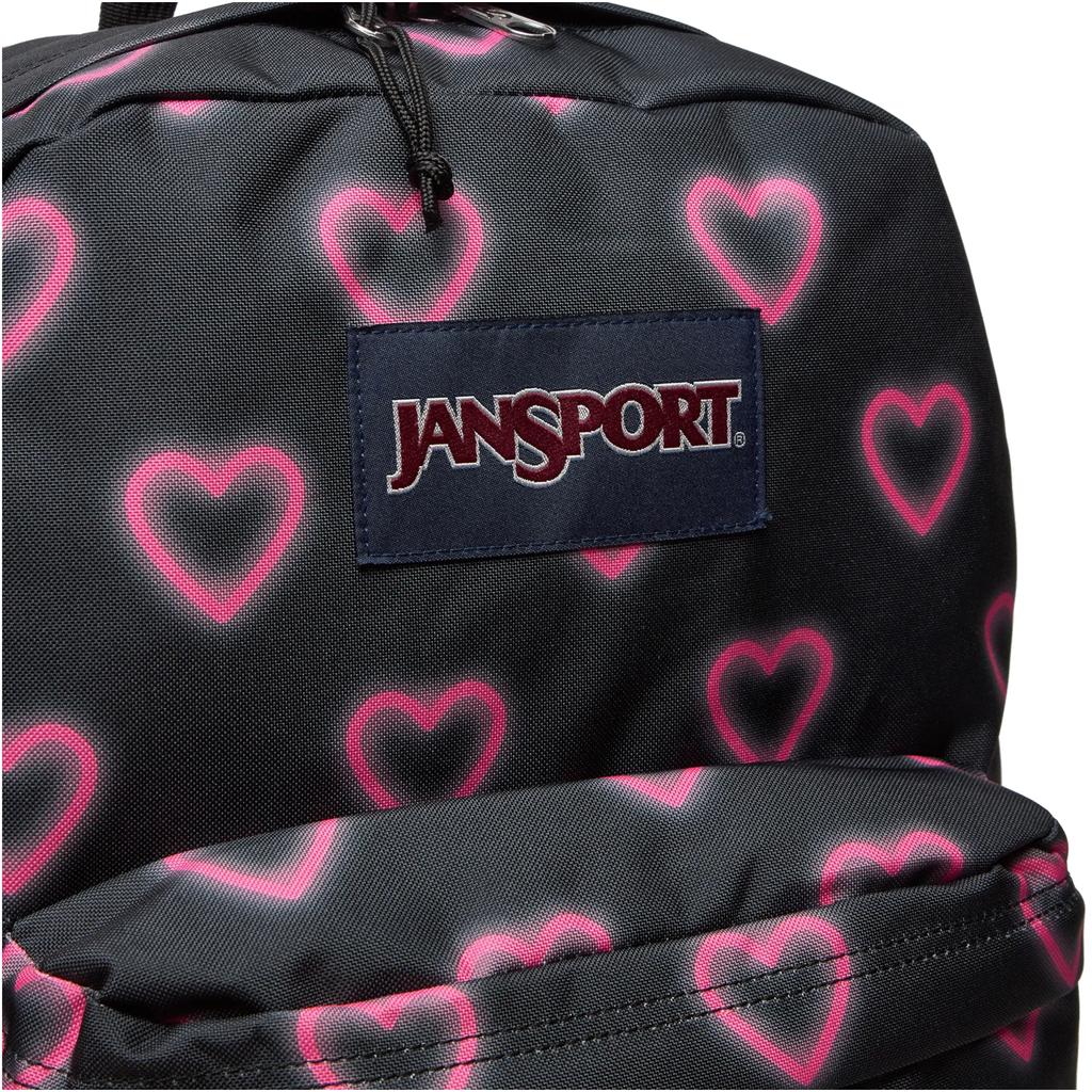 JanSport Superbreak Rucksack, Damen schwarzer Rucksack