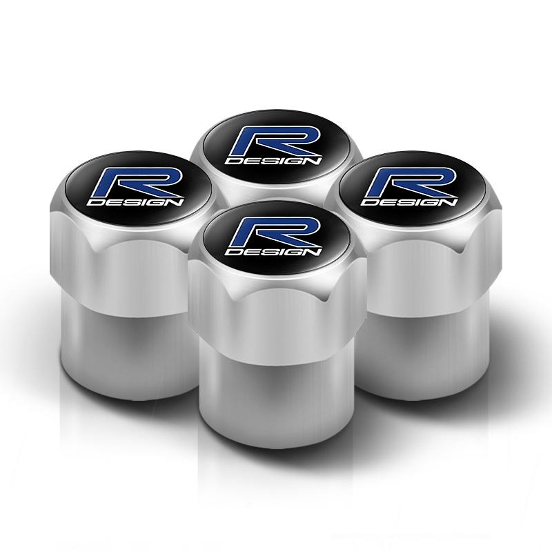 For Volvo Volvo Car Tire Wheel Valve Caps Cover Car Key Chain Ring Keychain For Volvo XC60 V50 V40 XC90 S60 S40 S80l V90 V60 EX9