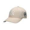 MLB Wool Baseball Caps Unisex Khaki Fashion 3ACP1601N-50BGS