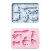 6 Cavities DIY Cookie Soap Candy Gummy Chocolate Mold Baking Mold Ice Cream Tray