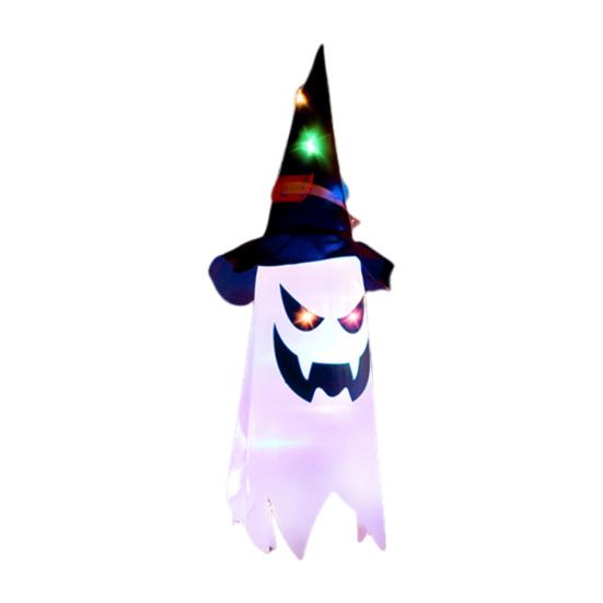 Yousheng Halloween Light Up Hanging Ghost Decoration Spooky LED Ghost Light for Indoor Front Porch Yard Bedroom Decor