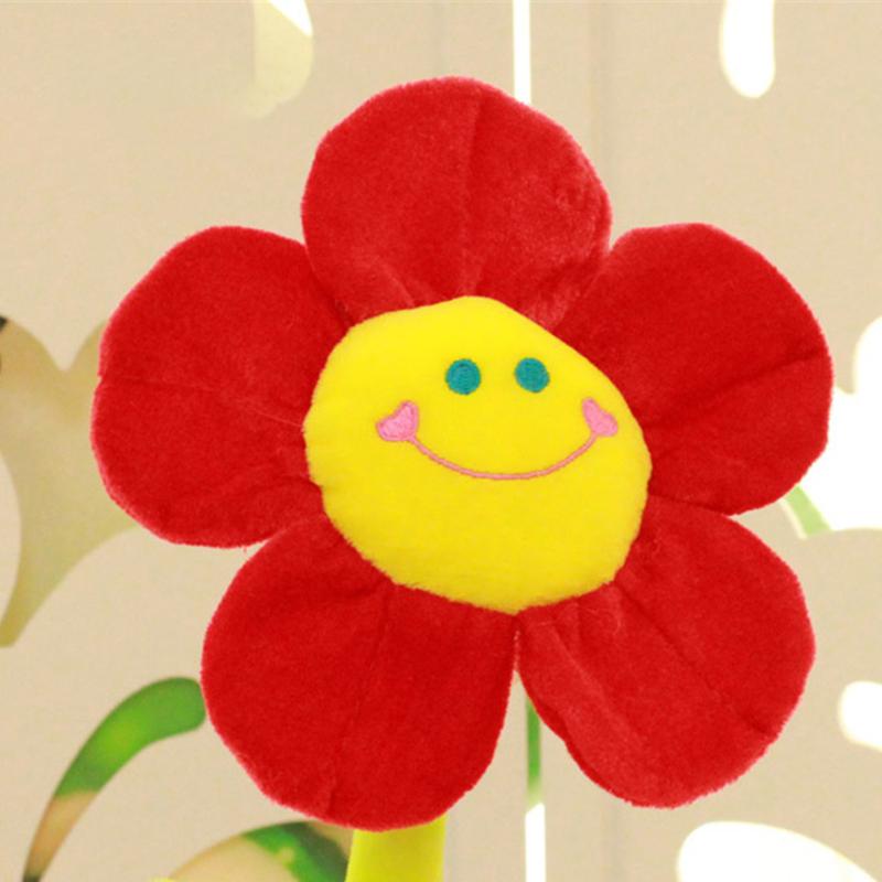 1 Stück Niedliche Künstliche Sonnenblumen Dekorieren Den Schreibtisch Plüschtier Stoff Simulation Sonnenblume Geschenk