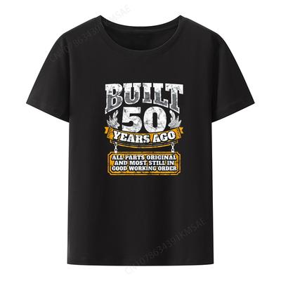 Funny 50th Birthday Shirt BDay Gift Saying Age 50 Year Joke Printed Tshirt Top Print Casual Camiseta Hombre Cool Camisetas