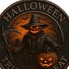 Halloween Challenge Coin Scarecrow Pumpkin Reaper Edition Coin Trick (Skull Side) or Treat (Pumpkin Side) Double Sided Collectible Coin for Party