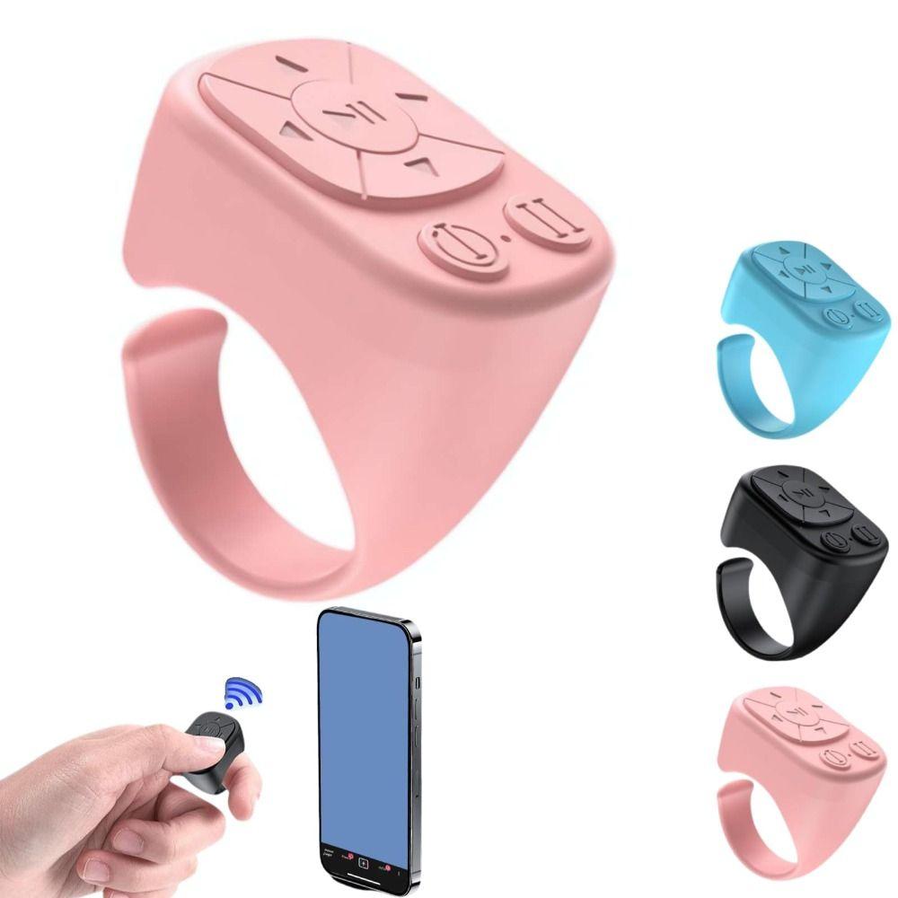 Wireless Connection Ring Remote Control Bluetooth-compatible Page Turner  Video Recording