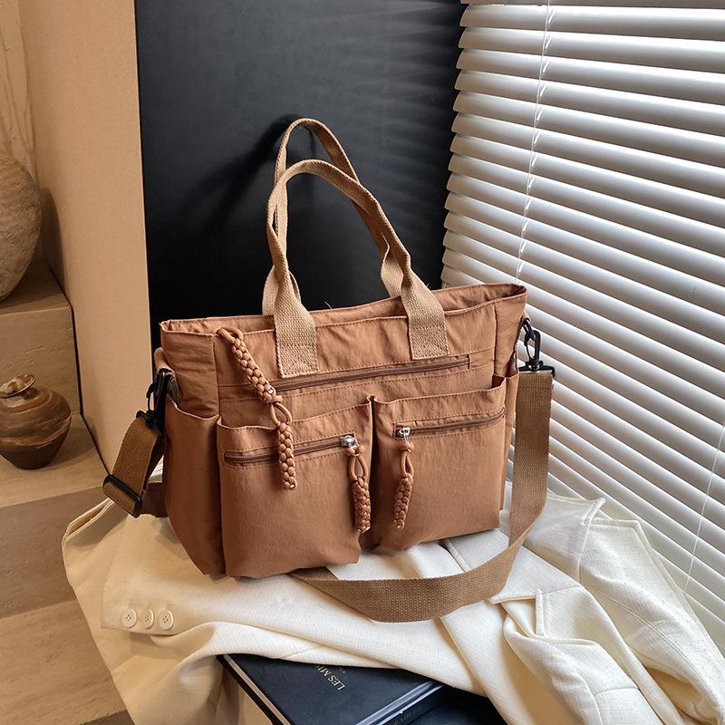 Leisure Nylon Fabric Tote Bag   Fashion Large Capacity Commuting Shoulder Bag/cross-body Bag/travel Bag for Women Handbag