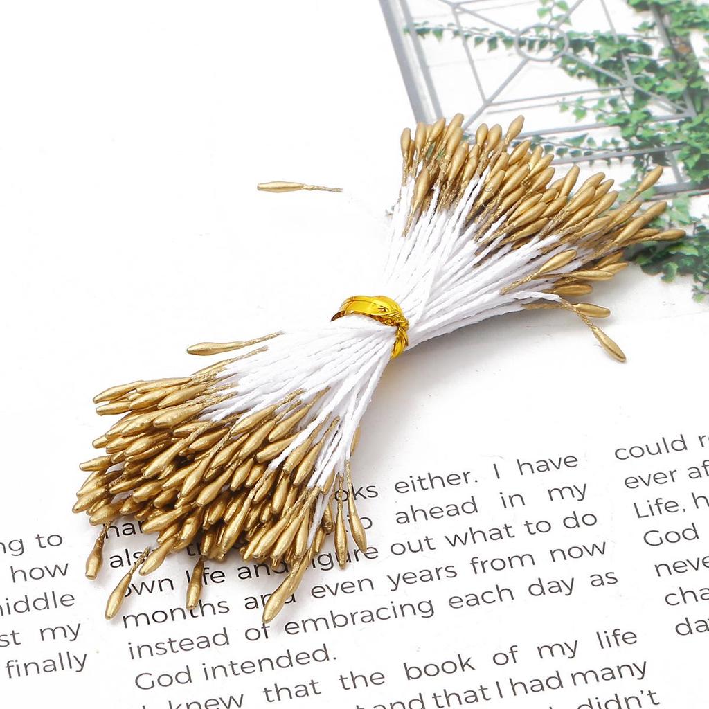 Handmade Chiffon Flower Stamen Hairpin Accessories - DIY Ancient Style Headpiece Core