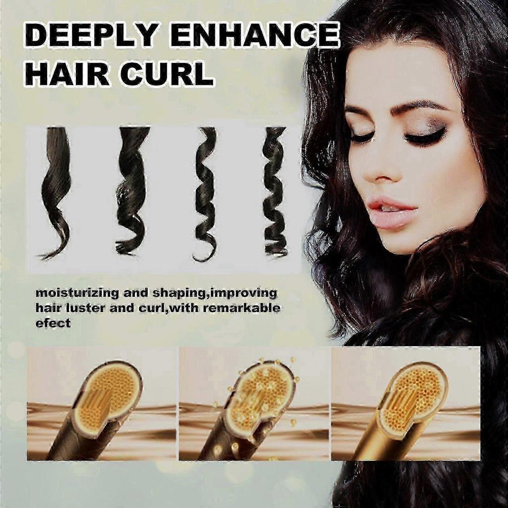 Moisturize Styling Elastin Cream, Curls Volumizing Shine Natural Puffiness Styling Conditioner Less